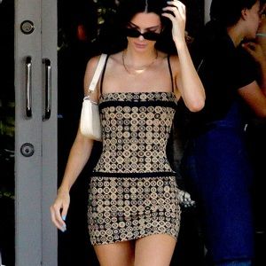Vintage Chanel slip dress, seen on Kendall Jenner